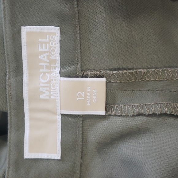𝅺Michael Kors Slim Ankle Moto Trousers - Picture 6 of 7